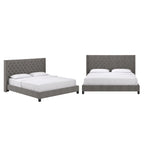 Detmold Wingback Button Tufted King Bed