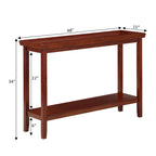 Convenience Concepts Ledgewood Console Table with Shelf