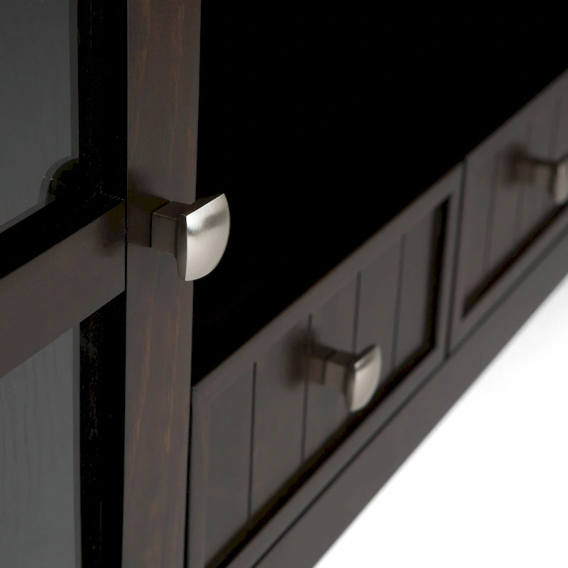 WYNDENHALL Normandy SOLID WOOD 60 inch Wide Transitional TV Media Stand For TVs up to 65 inches - 60 x 16.5 x 24