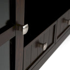 WYNDENHALL Normandy SOLID WOOD 60 inch Wide Transitional TV Media Stand For TVs up to 65 inches - 60 x 16.5 x 24