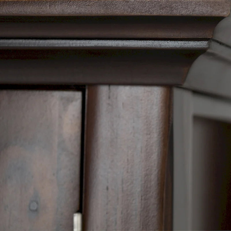 WYNDENHALL Normandy SOLID WOOD 60 inch Wide Transitional TV Media Stand For TVs up to 65 inches - 60 x 16.5 x 24