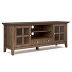 WYNDENHALL Normandy SOLID WOOD 60 inch Wide Transitional TV Media Stand For TVs up to 65 inches - 60 x 16.5 x 24