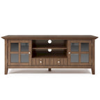 WYNDENHALL Normandy SOLID WOOD 60 inch Wide Transitional TV Media Stand For TVs up to 65 inches - 60 x 16.5 x 24
