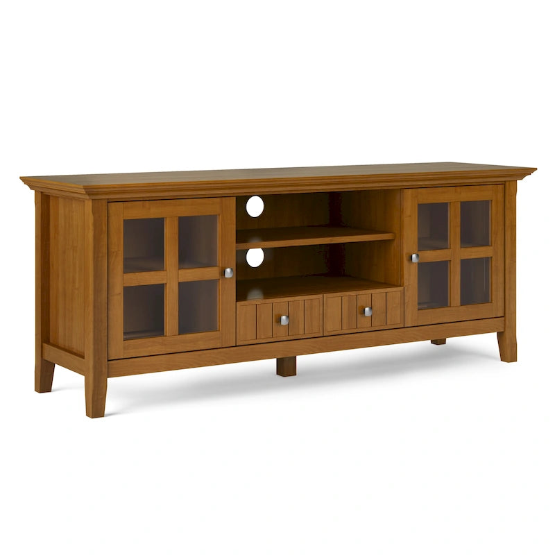 WYNDENHALL Normandy SOLID WOOD 60 inch Wide Transitional TV Media Stand For TVs up to 65 inches - 60 x 16.5 x 24