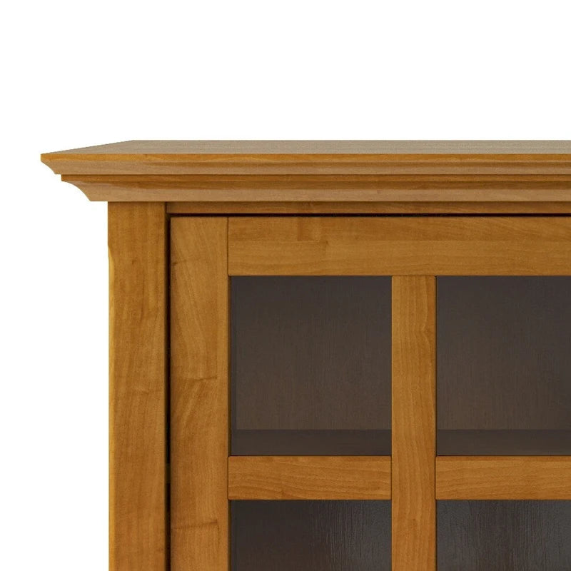 WYNDENHALL Normandy SOLID WOOD 60 inch Wide Transitional TV Media Stand For TVs up to 65 inches - 60 x 16.5 x 24