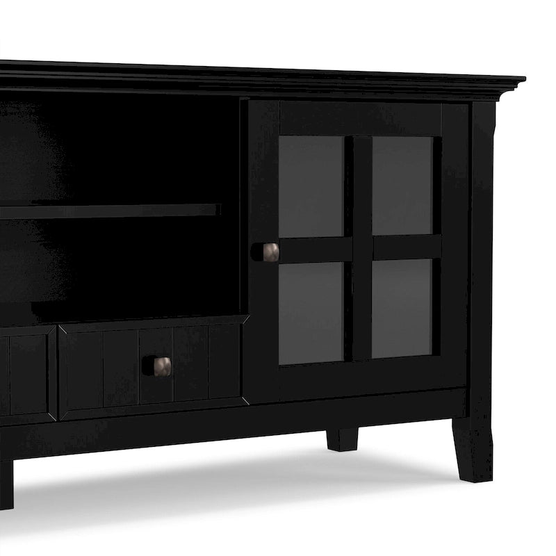 WYNDENHALL Normandy SOLID WOOD 60 inch Wide Transitional TV Media Stand For TVs up to 65 inches - 60 x 16.5 x 24