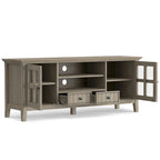 WYNDENHALL Normandy SOLID WOOD 60 inch Wide Transitional TV Media Stand For TVs up to 65 inches - 60 x 16.5 x 24