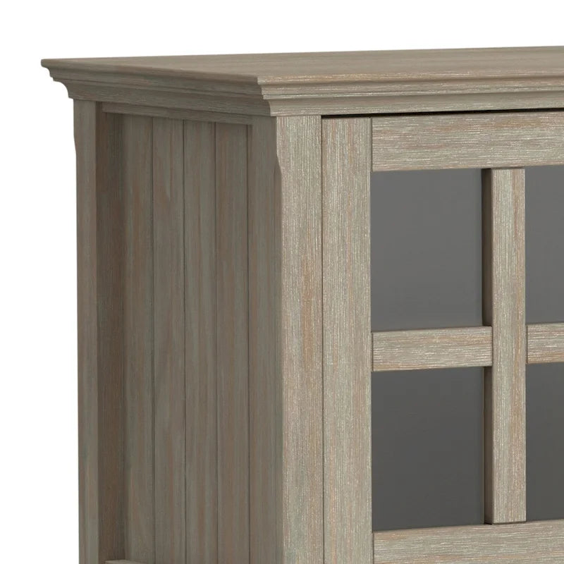 WYNDENHALL Normandy SOLID WOOD 60 inch Wide Transitional TV Media Stand For TVs up to 65 inches - 60 x 16.5 x 24