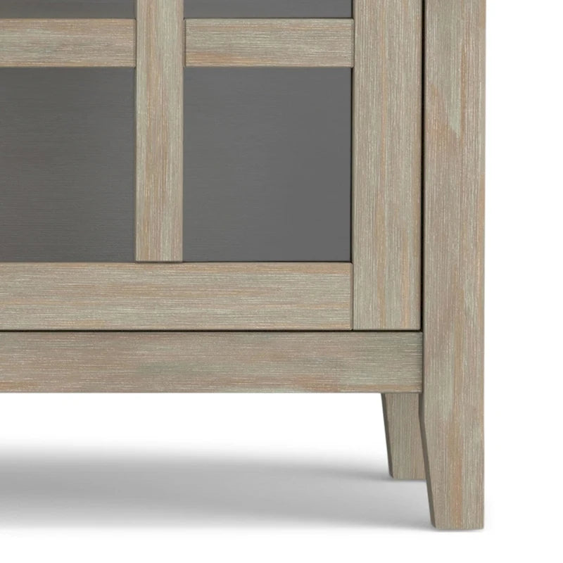 WYNDENHALL Normandy SOLID WOOD 60 inch Wide Transitional TV Media Stand For TVs up to 65 inches - 60 x 16.5 x 24