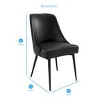 Steve Silver Fagared Fabric Dining Chair (Set of 2)