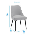 Steve Silver Fagared Fabric Dining Chair (Set of 2)