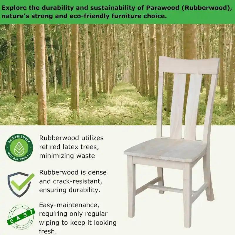 Ava Solid Wood Dining Chair - Set of Two