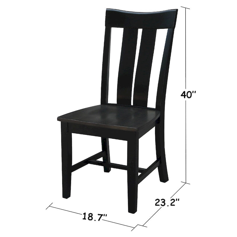 Ava Solid Wood Dining Chair - Set of Two