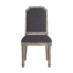 Deana Arched Linen and Wood Dining Chairs (Set of 2) by iNSPIRE Q Artisan