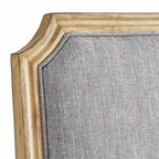 Deana Arched Linen and Wood Dining Chairs (Set of 2) by iNSPIRE Q Artisan