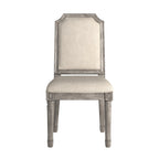 Deana Arched Linen and Wood Dining Chairs (Set of 2) by iNSPIRE Q Artisan