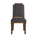 Deana Arched Linen and Wood Dining Chairs (Set of 2) by iNSPIRE Q Artisan