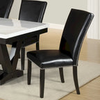 Steve Silver Fenton Black Dining Chair with Nailheads (Set of 2)