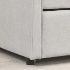 Twin Size Daybed with Twin Size Trundle Upholstered