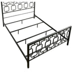 Furniture of America Buct Contemporary Metal Geometric Panel Bed