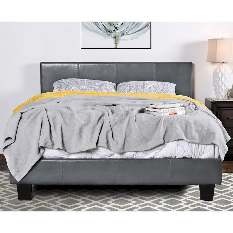 Porch & Den Harman California King Padded Upholstery Platform Bed