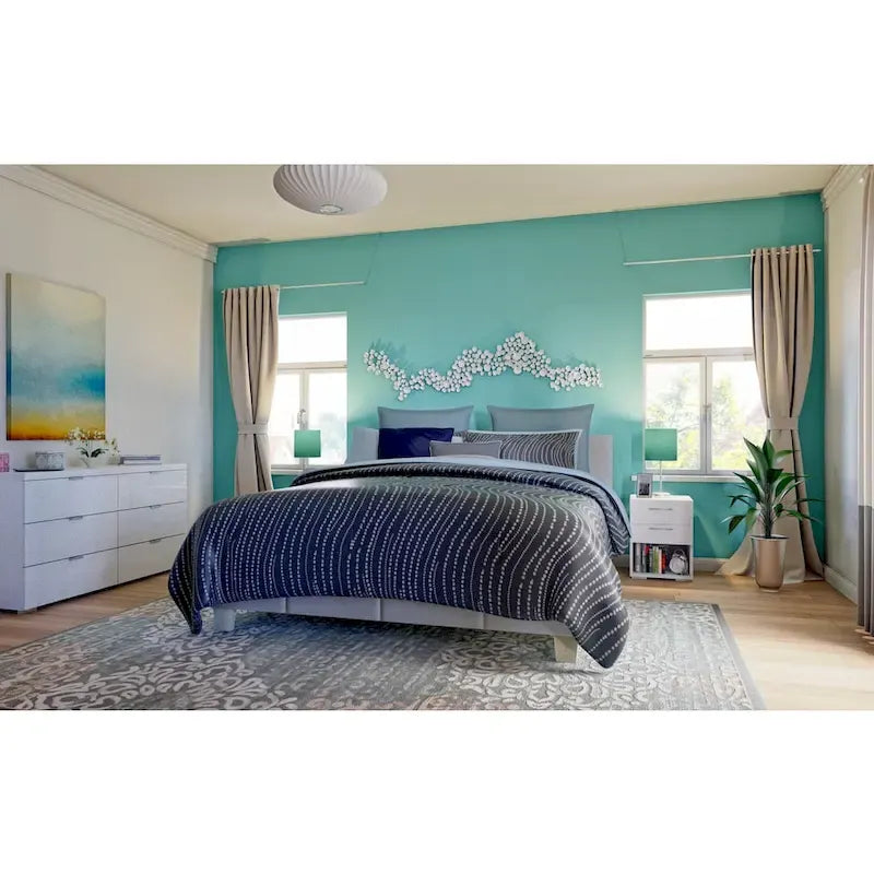 Porch & Den Harman California King Padded Upholstery Platform Bed