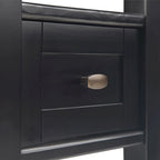 WYNDENHALL Norfolk SOLID WOOD 14 inch Wide Rectangle Transitional Narrow Side Table - 14 Inches wide