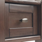 WYNDENHALL Norfolk SOLID WOOD 14 inch Wide Rectangle Transitional Narrow Side Table - 14 Inches wide