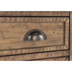 Monterey Solid Wood Chairside End Table with Hidden Power Outlets