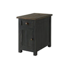 Monterey Solid Wood Chairside End Table with Hidden Power Outlets