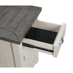 Monterey Solid Wood Chairside End Table with Hidden Power Outlets