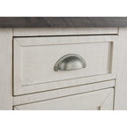 Monterey Solid Wood Chairside End Table with Hidden Power Outlets