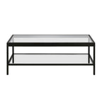 Alexis Metal and Glass Coffee Table