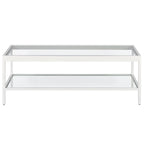 Alexis Metal and Glass Coffee Table