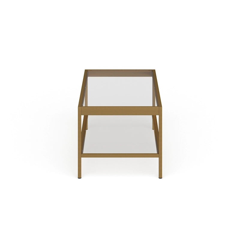 Alexis Metal and Glass Coffee Table
