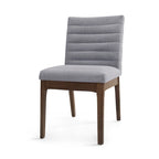 Lancer Channel Stitch Upholstered Dining Chairs (Set of 6) by Christopher Knight Home