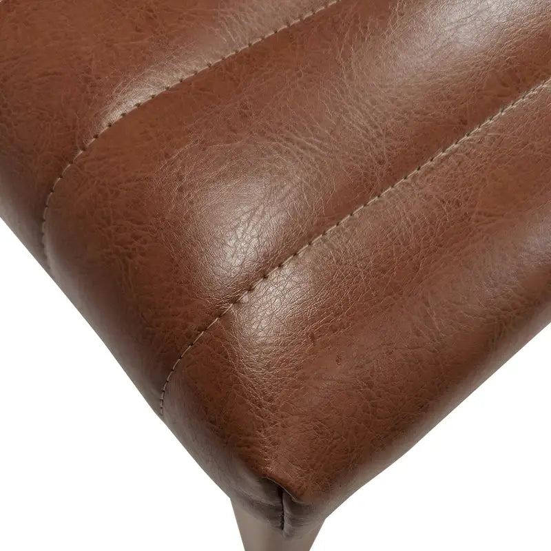 Lancer Channel Stitch Upholstered Dining Chairs (Set of 6) by Christopher Knight Home