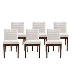 Lancer Channel Stitch Upholstered Dining Chairs (Set of 6) by Christopher Knight Home
