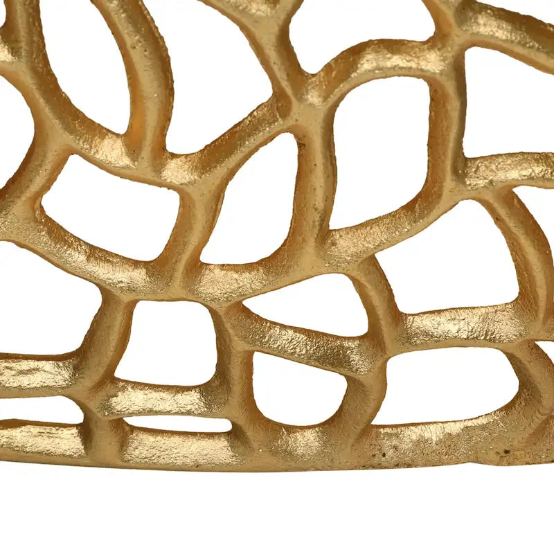 Cortlandt Modern Handcrafted Aluminum Mesh Coffee Table by Christopher Knight Home