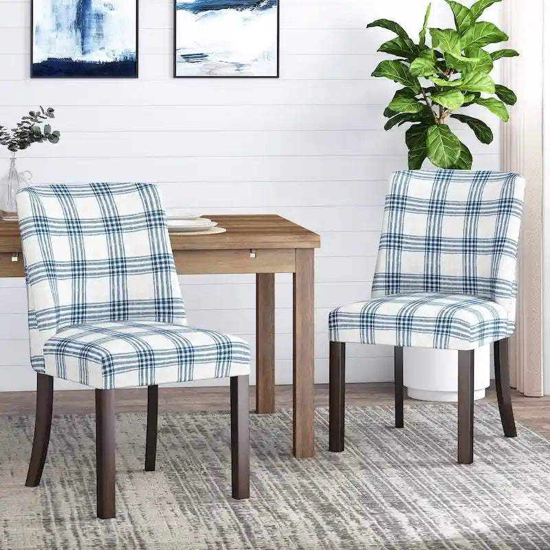 Harman Fabric Dining Chairs (Set of 2) by Christopher Knight Home