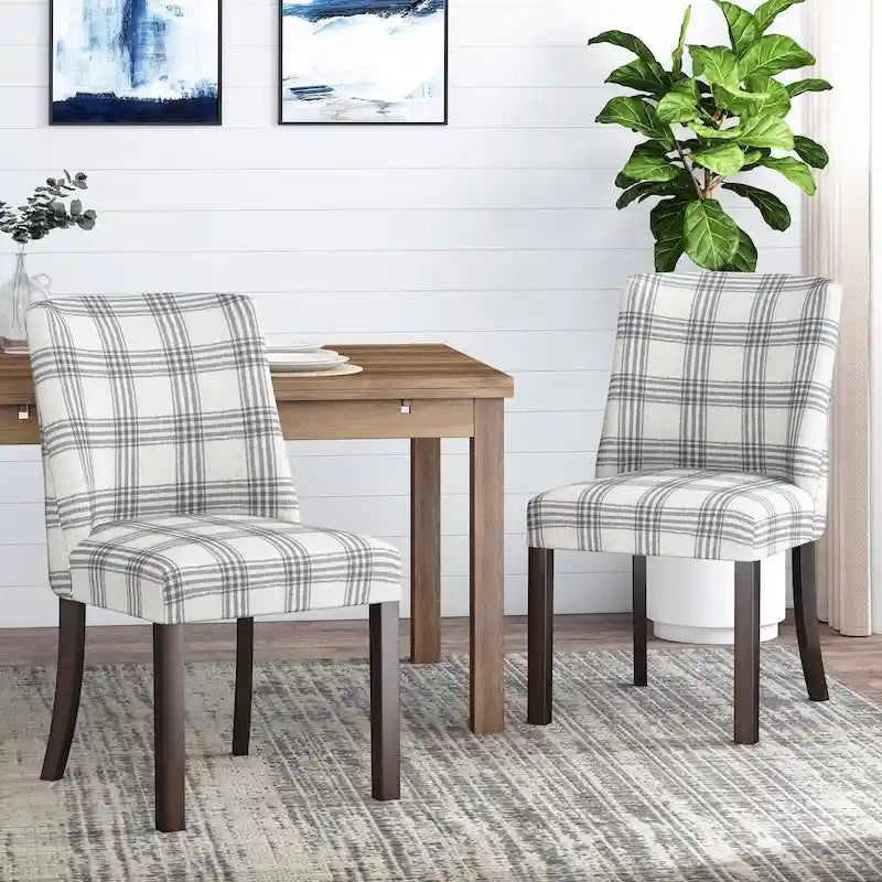 Harman Fabric Dining Chairs (Set of 2) by Christopher Knight Home