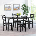 Prestage Rubberwood Dining Chairs (Set of 4) by Christopher Knight Home