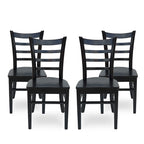 Prestage Rubberwood Dining Chairs (Set of 4) by Christopher Knight Home