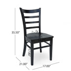 Prestage Rubberwood Dining Chairs (Set of 4) by Christopher Knight Home