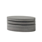 Carson Oval Mod Rotating Wood Coffee Table by Christopher Knight Home