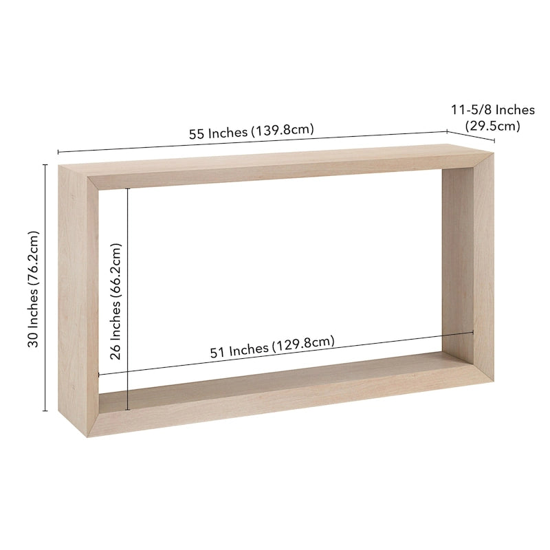 Osmond 55 Wide Rectangular Console Table - 55 Wide