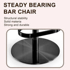 CAROCC Velvet Counter Bar stool with Height Adjustable and Swivel