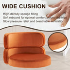 CAROCC Velvet Counter Bar stool with Height Adjustable and Swivel