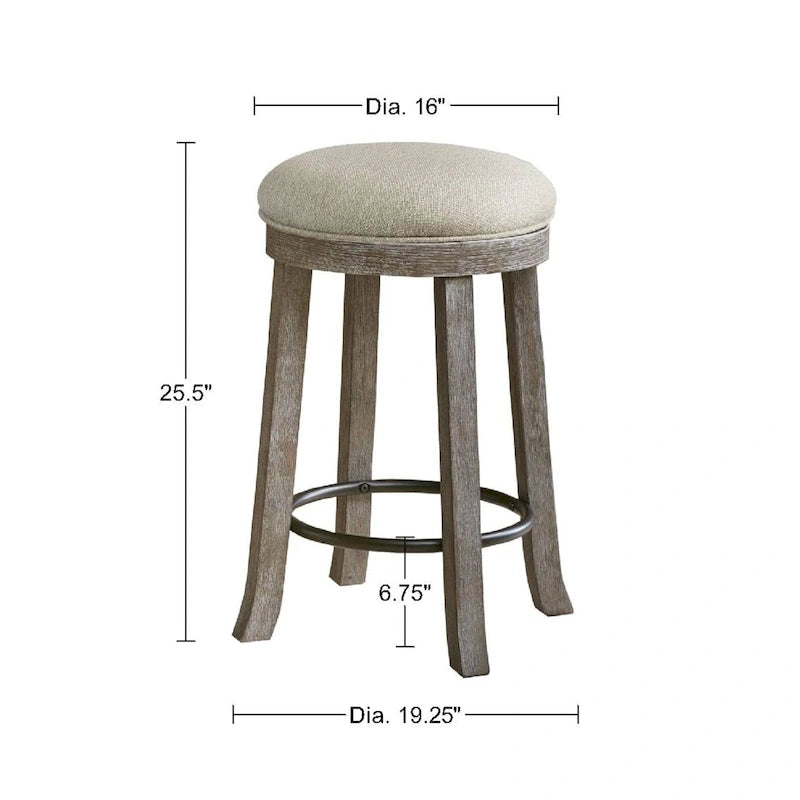 INK+IVY Oaktown Swivel Counter Stool