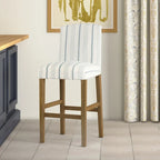 HomePop Classic Parsons High Back 29 Barstool - Blue Calypso Stripe - 29 inches